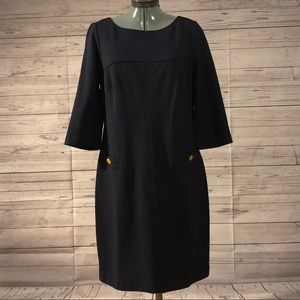 Vince Camuto Navy Blue Sheath Dress